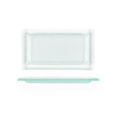 Turgla Fusion Glass 13" x 8" x h:0.5" Rectangular Clear Glass Platter