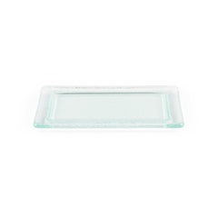 Turgla Fusion Glass 13" x 8" x h:0.5" Rectangular Clear Glass Platter