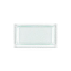 Turgla Fusion Glass 13" x 8" x h:0.5" Rectangular Clear Glass Platter