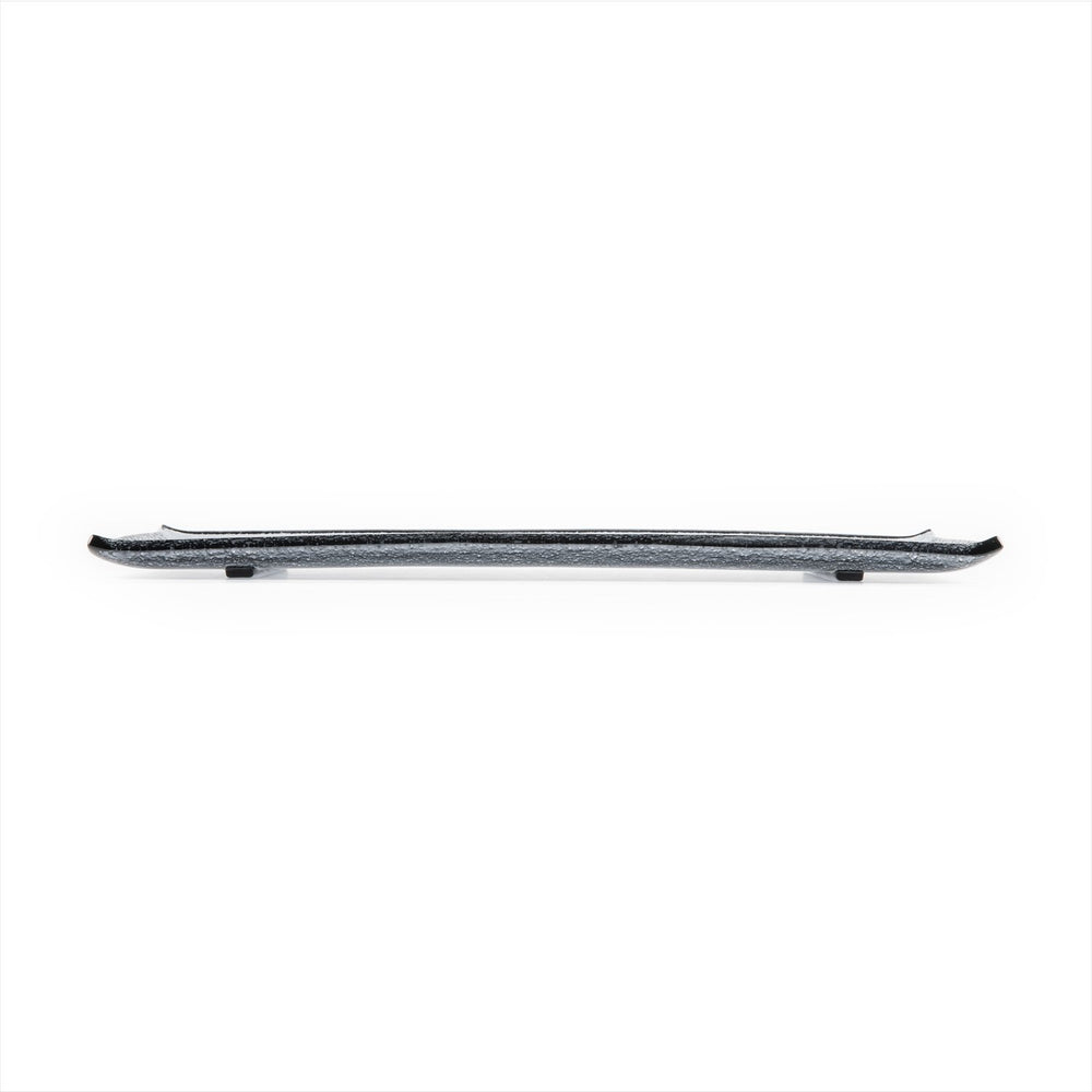 Turgla Fusion Glass 13.75" x 5" x h:0.5" Rectangular Charcoal Glass Platter