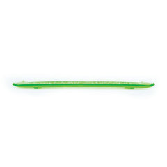 Turgla Fusion Glass 13.75" x 5" x h:0.5" Rectangular Green Glass Platter