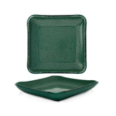 Turgla Fusion Glass 5.75" x 5.75" Square Agave Glass Plate