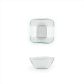 Turgla Fusion Glass 2.25" x 2.25" x h:1.5" 2 oz. Square Clear Glass Ramekin