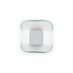 Turgla Fusion Glass 2.25" x 2.25" x h:1.5" 2 oz. Square Clear Glass Ramekin