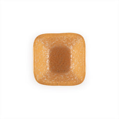 Turgla Fusion Glass 2.25" x 2.25" x h:1.5" 2 oz. Square Orange Glass Ramekin