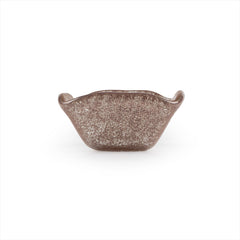 Turgla Fusion Glass 2.25" x 2.25" x h:1.5" 2 oz. Square Pink Purple Glass Ramekin