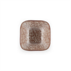 Turgla Fusion Glass 2.25" x 2.25" x h:1.5" 2 oz. Square Pink Purple Glass Ramekin