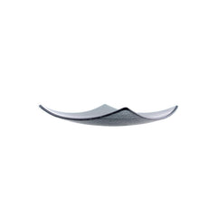 Turgla Fusion Glass 5.75" x 5.75" Square Charcoal Glass Plate