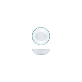Turgla Fusion Glass dia.4.5" h:1.5" 5 oz. Round Clear Glass Bowl