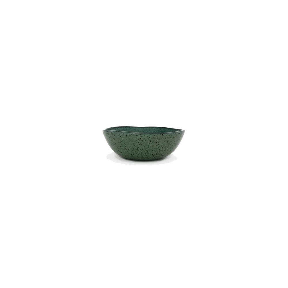 Turgla Fusion Glass dia.5.5" h:2" 14 oz. Round Agave Glass Bowl