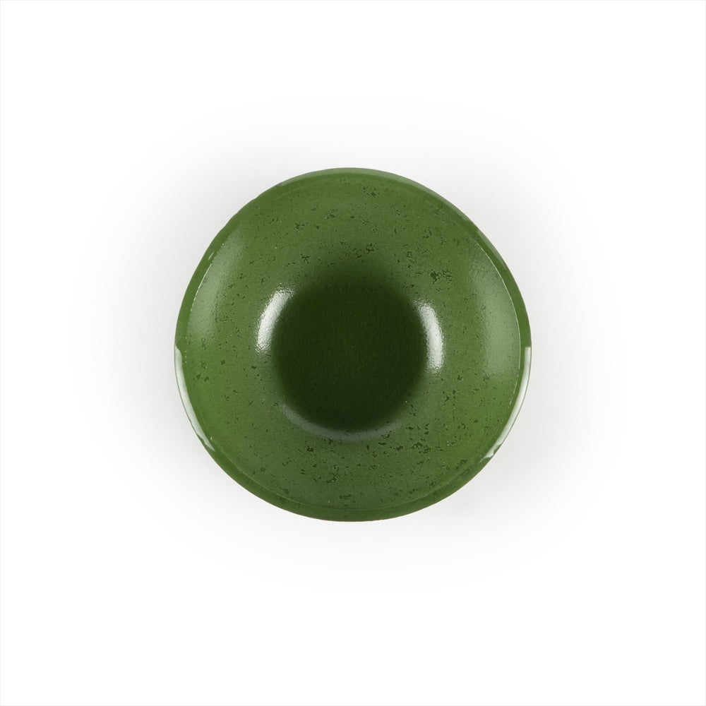 Turgla Fusion Glass dia.5.5" h:2" 14 oz. Round Basil Glass Bowl