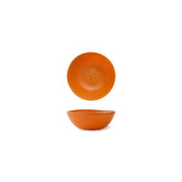 Turgla Fusion Glass dia.5.5" h:2" 14 oz. Round Turmeric Glass Bowl