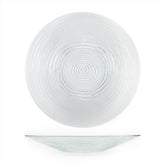 Turgla Fusion Glass dia.17.75" h:3" 4.5 qt. Round Clear Glass Bowl