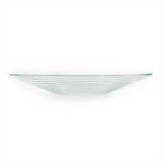 Turgla Fusion Glass dia.17.75" h:3" 4.5 qt. Round Clear Glass Bowl