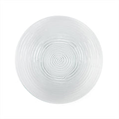 Turgla Fusion Glass dia.17.75" h:3" 4.5 qt. Round Clear Glass Bowl