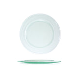 Turgla Fusion Glass dia.9" Round Clear Glass Plate