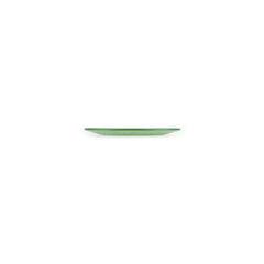 Turgla Fusion Glass dia.7.75" Round Green Glass Plate