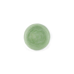 Turgla Fusion Glass dia.7.75" Round Green Glass Plate