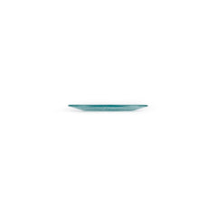 Turgla Fusion Glass dia.7.75" Round Blue Glass Plate