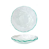 Turgla Fusion Glass dia.12" h:2.25" 60 oz. Round Clear Glass Bowl