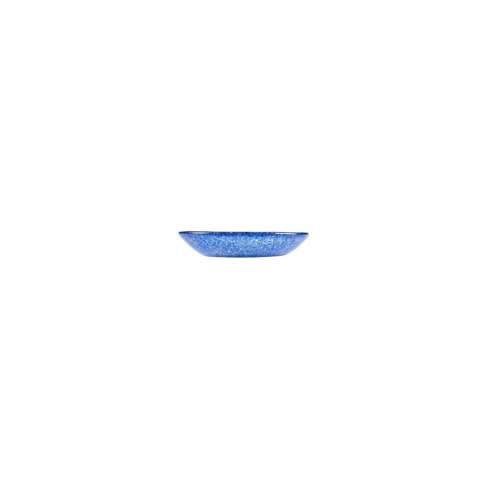 Turgla Fusion Glass dia.5.5" h:1.25" 8 oz. Round Blue Glass Bowl