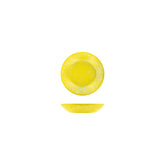 Turgla Fusion Glass dia.5.5" h:1.25" 8 oz. Round Yellow Glass Bowl