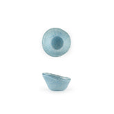 Turgla Fusion Glass dia.2.75" h:1.5" 2 oz. Round Blue Glass Ramekin