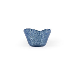 Turgla Fusion Glass dia.2.75" h:1.5" 2 oz. Round Blue Glass Ramekin