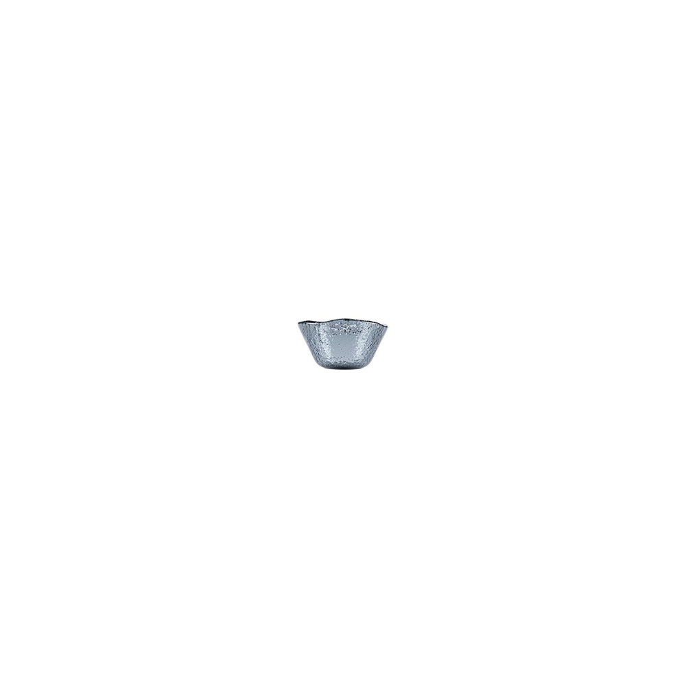 Turgla Fusion Glass dia.2.75" h:1.5" 2 oz. Round Charcoal Glass Ramekin