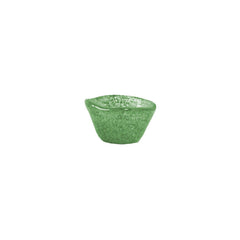 Turgla Fusion Glass dia.2.75" h:1.5" 2 oz. Round Green Glass Ramekin
