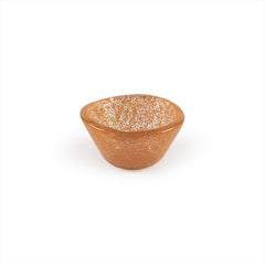 Turgla Fusion Glass dia.2.75" h:1.5" 2 oz. Round Orange Glass Ramekin