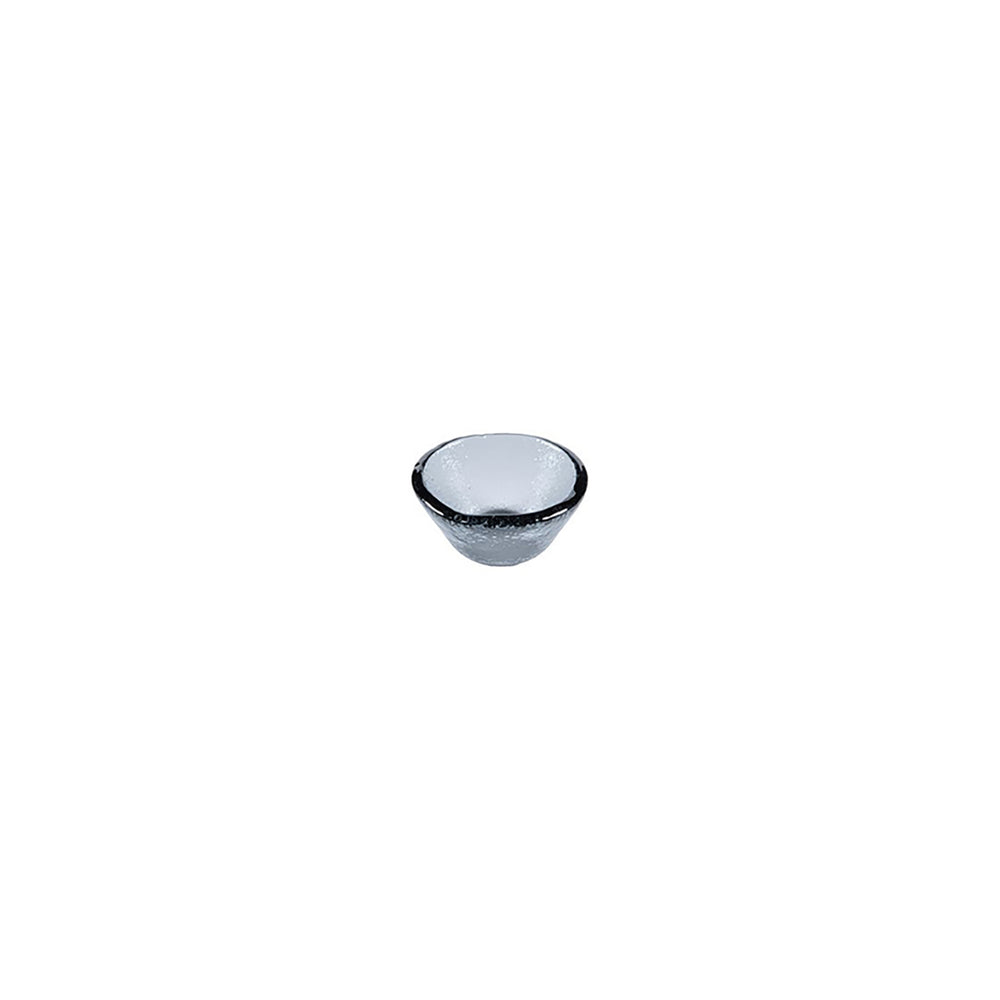Turgla Fusion Glass dia.3.25" h:2" 4 oz. Round Charcoal Glass Ramekin