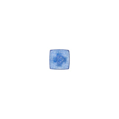 Turgla Fusion Glass 3.5" x 3.5" x h:1.25" 3 oz. Square Blue Glass Ramekin