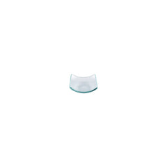 Turgla Fusion Glass 3.5" x 3.5" x h:1.25" 3 oz. Square Clear Glass Ramekin