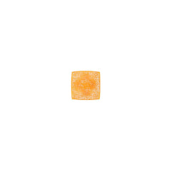 Turgla Fusion Glass 3.5" x 3.5" x h:1.25" 3 oz. Square Orange Glass Ramekin