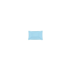 Turgla Fusion Glass 4.25" x 2.5" x h:0.5" 1 oz. Rectangular Blue Glass Ramekin