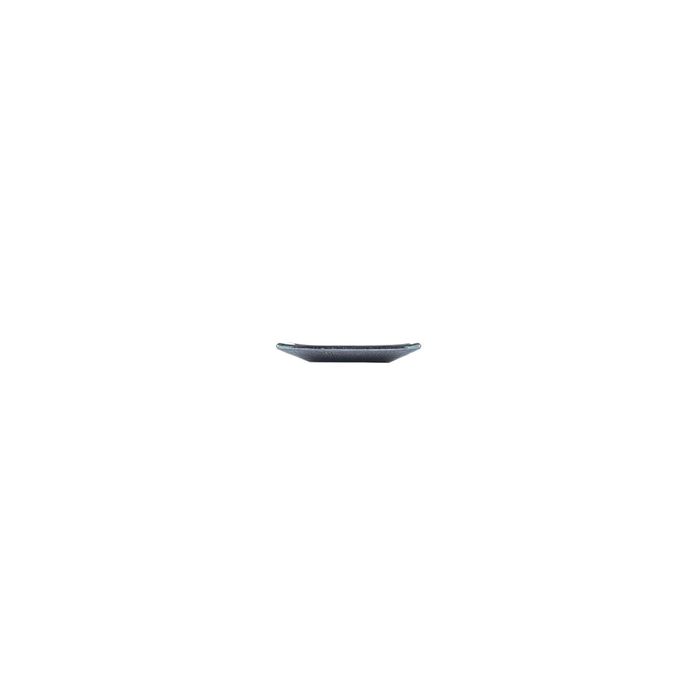 Turgla Fusion Glass 4.25" x 2.5" x h:0.5" 1 oz. Rectangular Black Glass Ramekin