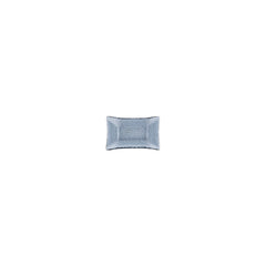 Turgla Fusion Glass 4.25" x 2.5" x h:0.5" 1 oz. Rectangular Charcoal Glass Ramekin