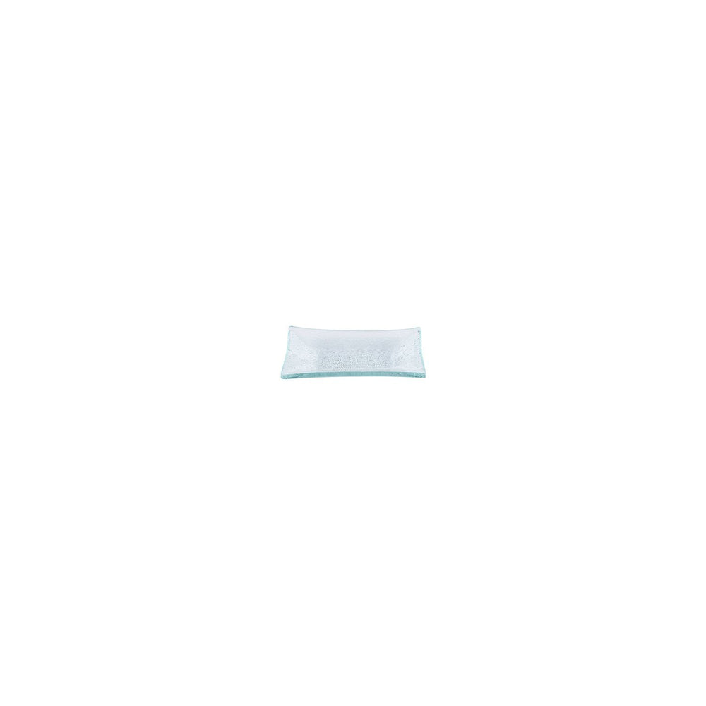 Turgla Fusion Glass 4.25" x 2.5" x h:0.5" 1 oz. Rectangular Clear Glass Ramekin