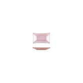 Turgla Fusion Glass 4.25" x 2.5" x h:0.5" 1 oz. Rectangular Pink Purple Glass Ramekin