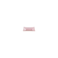 Turgla Fusion Glass 4.25" x 2.5" x h:0.5" 1 oz. Rectangular Pink Purple Glass Ramekin