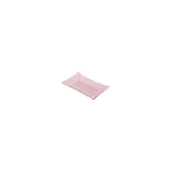 Turgla Fusion Glass 4.25" x 2.5" x h:0.5" 1 oz. Rectangular Pink Purple Glass Ramekin