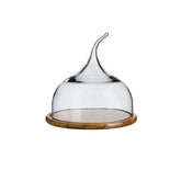 Senses dia.10" Round Clear Glass Plate