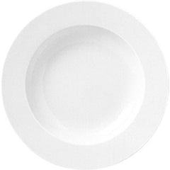 Delta dia.8.5" h:1.25" 7 oz. Round White Porcelain Bowl