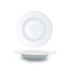 Delta dia.9" h:1.5" 8 oz. Round White Porcelain Bowl