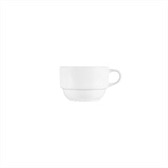 Delta-Coupe dia.3.25" h:2.25" 7 oz. Round White Porcelain Cup