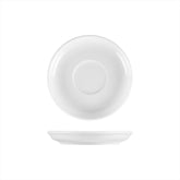 Delta-Coupe dia.5.75" Round White Porcelain Saucer