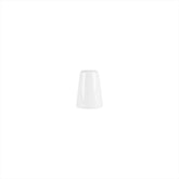 Delta-Coupe Round White Porcelain Salt Shaker