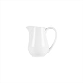 Delta-Coupe dia.5" h:4.75" 12 oz. Round White Porcelain Creamer