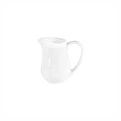 Delta-Coupe dia.5" h:4.75" 12 oz. Round White Porcelain Creamer